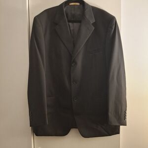 Richard Harris Men's Black Classic Suit Jacket with Notched Lapels